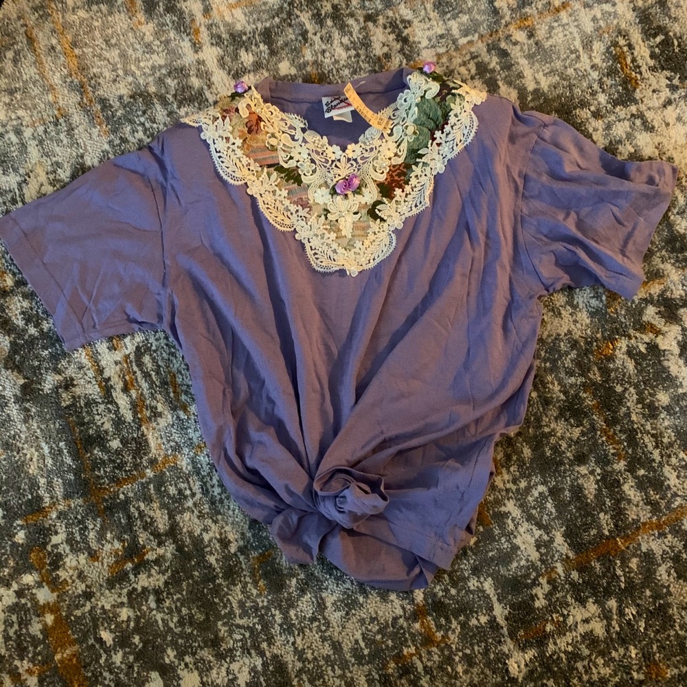 Vintage Embroidered Tee